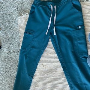 FIGS Caribbean Blue Yola Skinny Scrub Pants